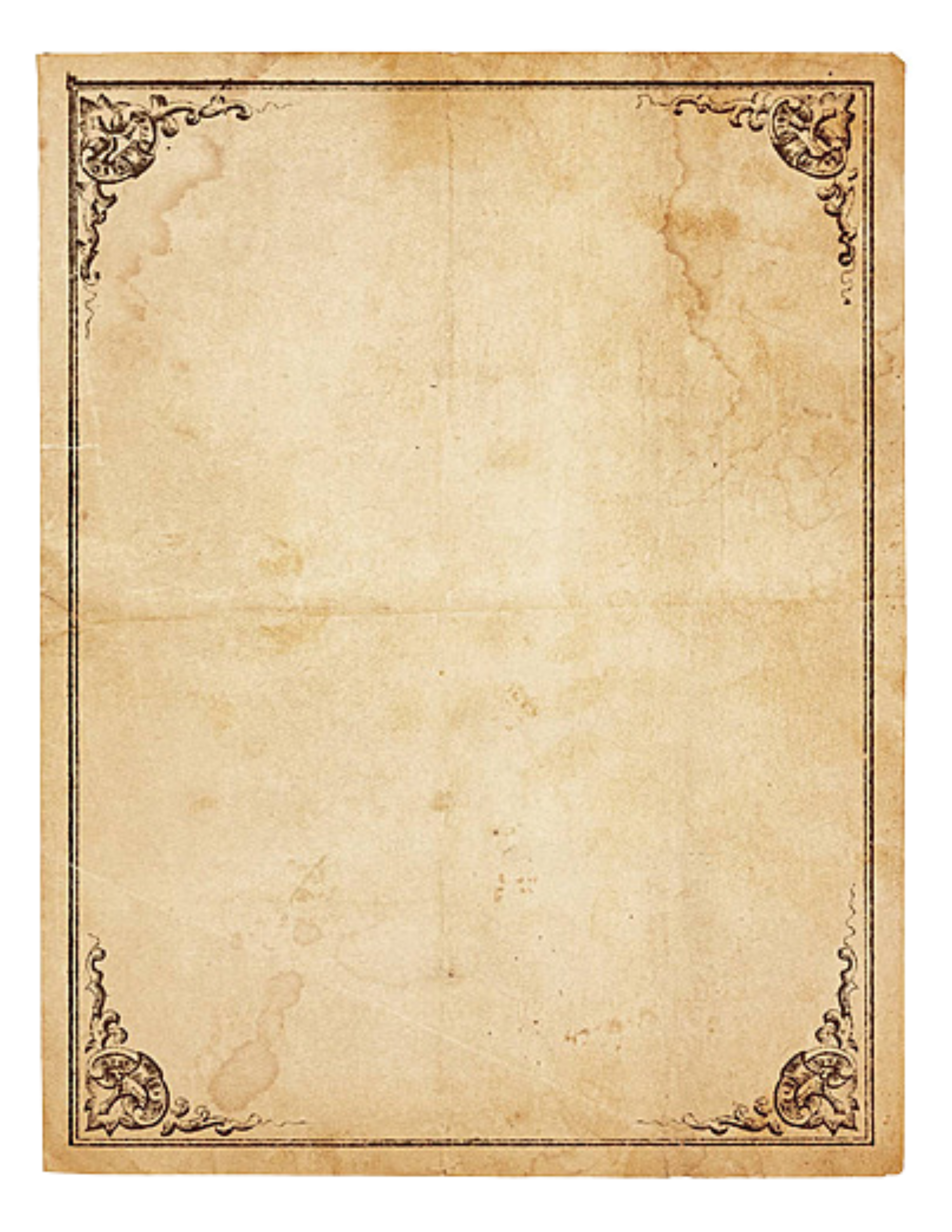 Floral parchment